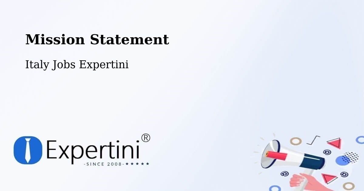 Mission Statement - Italy Jobs Expertini